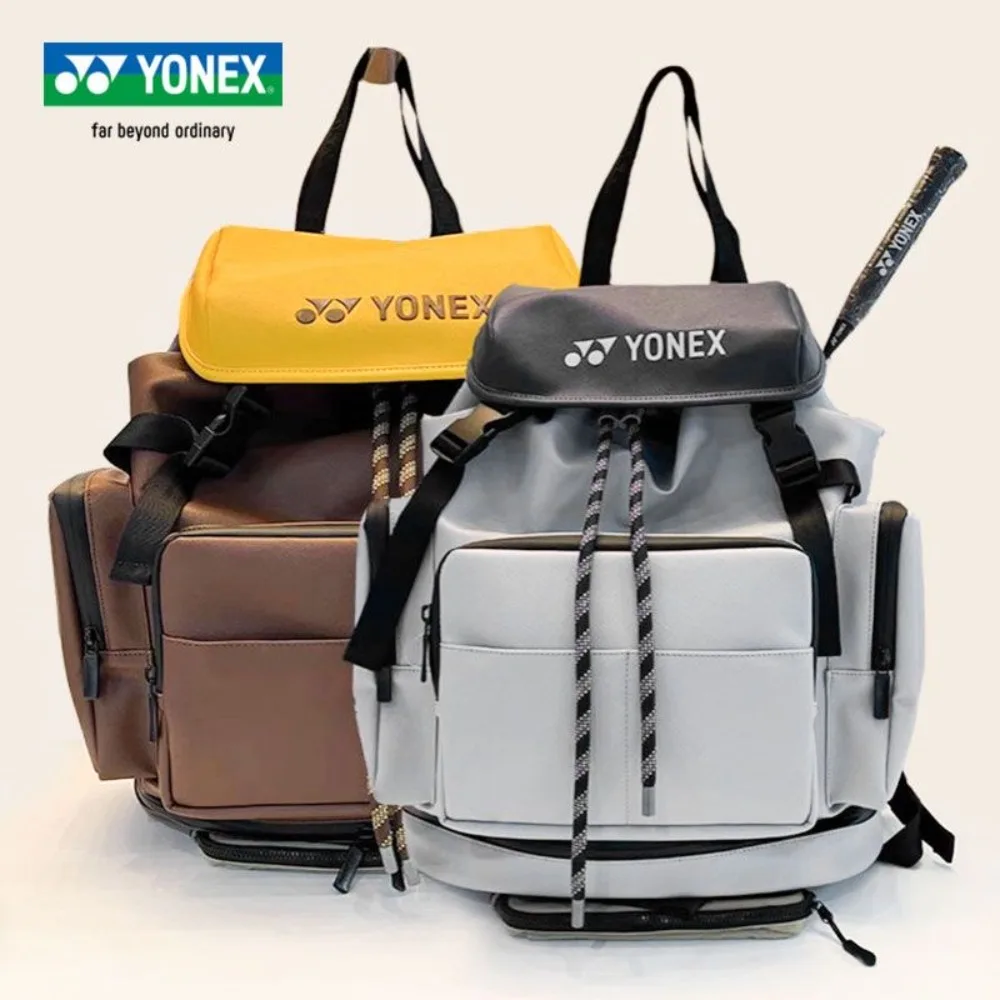 YONEX Borsa sportiva da tennis professionale per badminton 2-3 pezzi Racchetta di grande capacità con borsa per scarpe Borsa per racchetta unisex di alta qualità