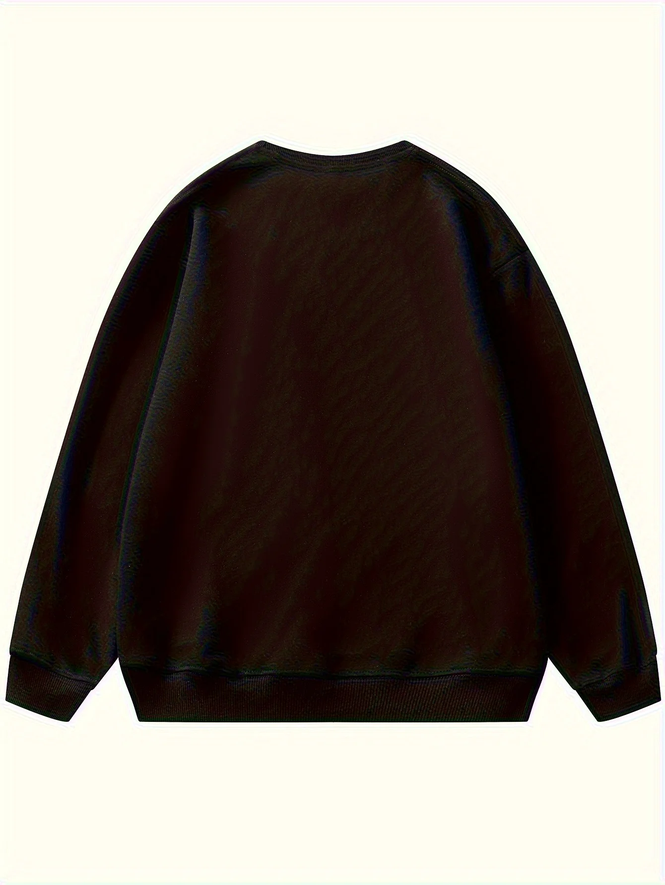 توجيه بلوفر أسود متعدد الاستخدامات فضفاض ورقيق متعدد الاستخدامات بطباعة حروف على الطراز الأجنبي سترة نسائية بأكمام طويلة