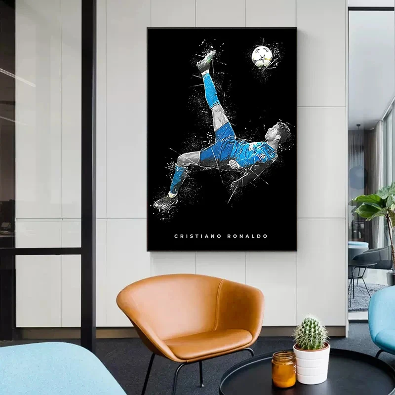 Famous Football Star Posters Wall Art Canvas Paintings And Prints Pictures For Home Living Room Decor Soccer Fans Souvenir Gifts