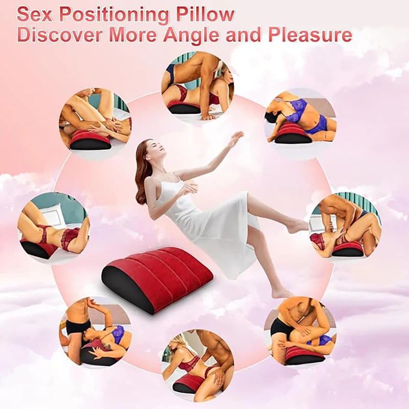 G Spot Sex Pillow Cushion Adult Sex Toy for Couple Mount Sex Furniture for Women Men Position Ramp inflatable Pillow Couple Play