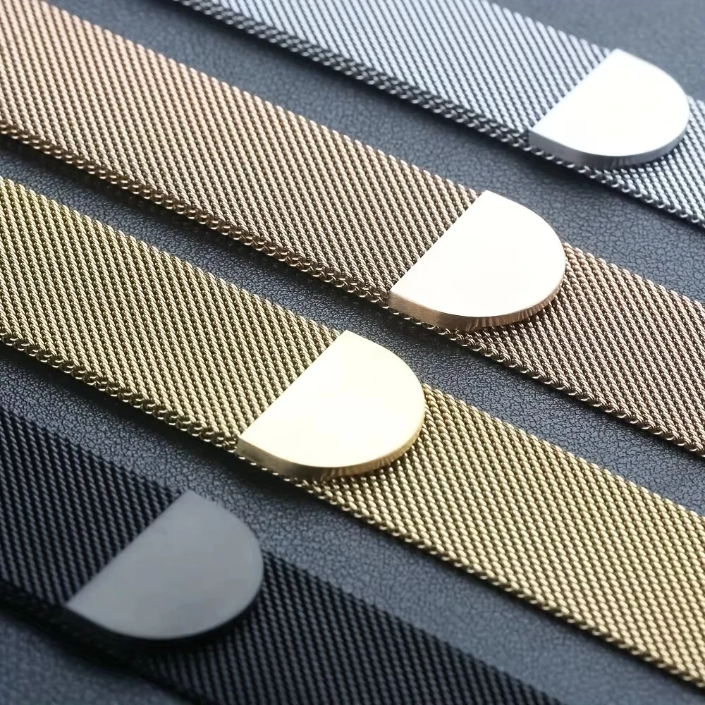 حلقة ميلانو لساعة أبل S11 10 42 مللي متر 46 مللي متر 45 مللي متر 44 مللي متر 40 مللي متر 41 مللي متر الأشرطة سوار iwatch سلسلة 8 7 6 5 4 3 SE 9 Ultra 2-3 49 مللي متر