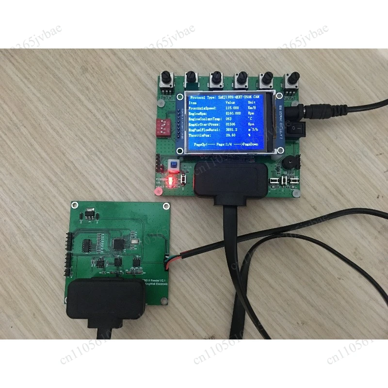 J1939 emulator ELM327 test and development, vehicle OBD emulator ECU