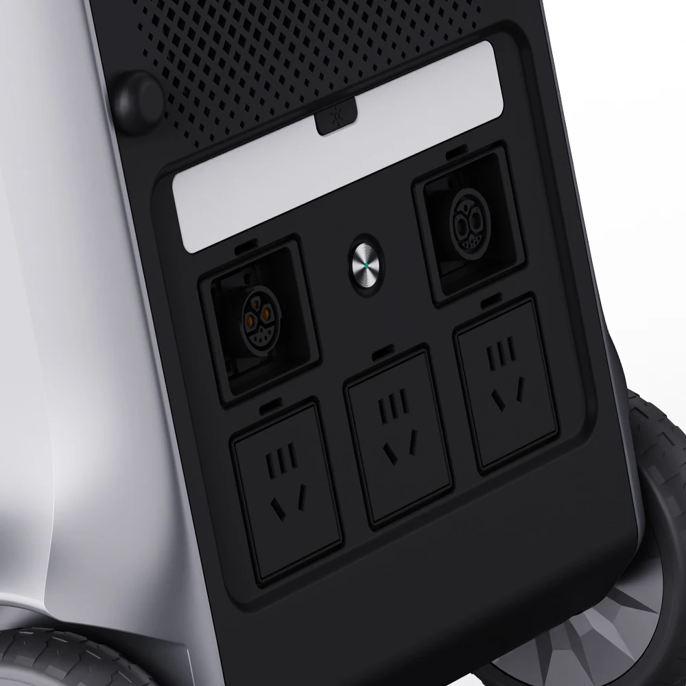 OMMO Outdoor Camping 2400W Portable Power Station Solar Portable Station Solar Generator Portable Power Supply