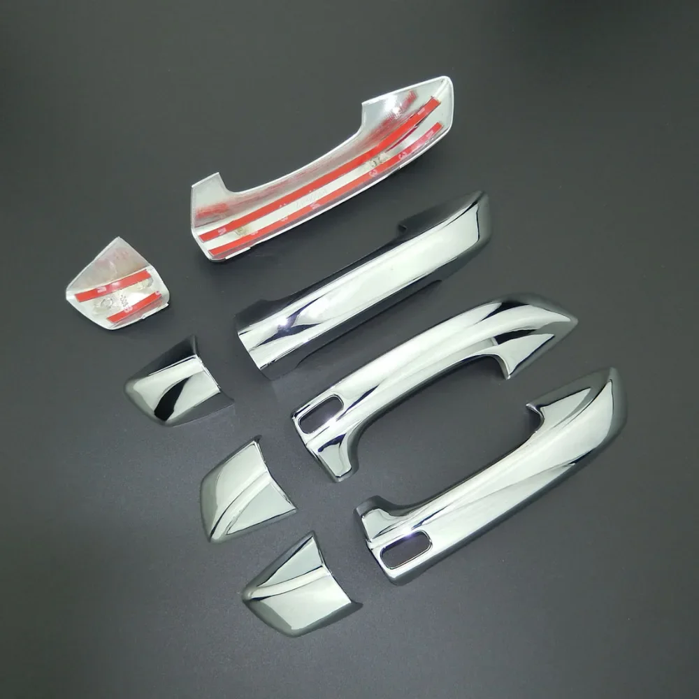 For Skoda Superb B6 2008-2015 Car Styling Chrome Side Door Handle Cover & Door Bowl Cover 2009 2010 2011 2012 2013 2014