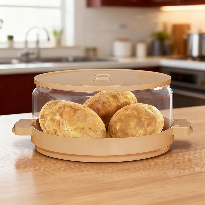 

Microwave Bacon Potato Pot Potato Box Baking Bacon Gadgets Home Baking Steamer Home Kitchen Baking Tools Breakfast Steamer