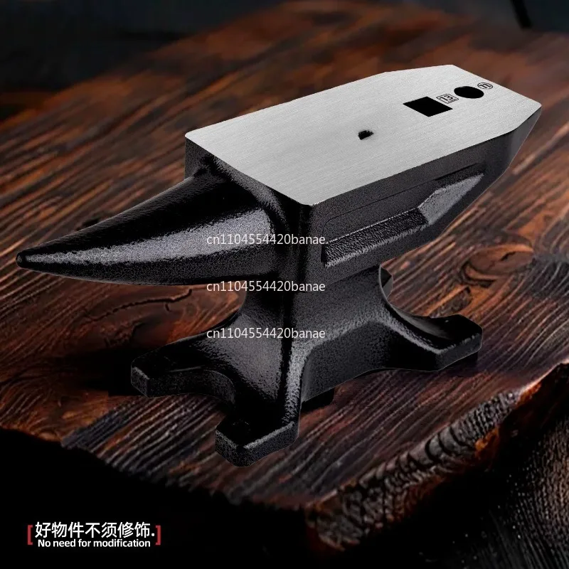 Through type double hole anvil iron pier horn DIY handmade iron cutter household beating pad tool