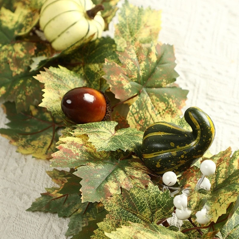 

Искусственные гирлянды, украшение на День благодарения, Рождество, свадьба, многоразовое использование, 15UB