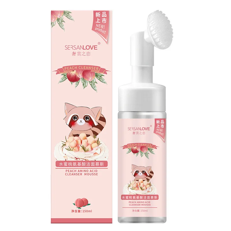

Amino acid Facial Cleanser Mousse Deep Cleansing Skincare Moisturizing Brightening Firming Face Wash Foam Cleanser Skin Care