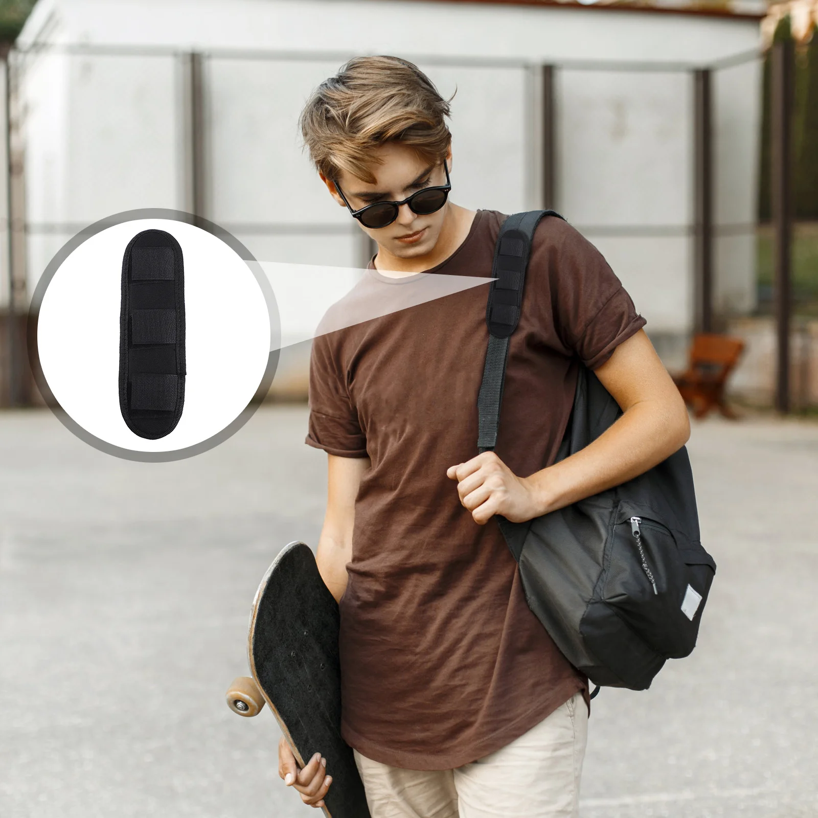 

Backpack Weight Reduction Shoulder Pad Nylon Hiking Bag Pressure Relief Pad Comfortable Durable Shoulder Strap Cushion for Heavy