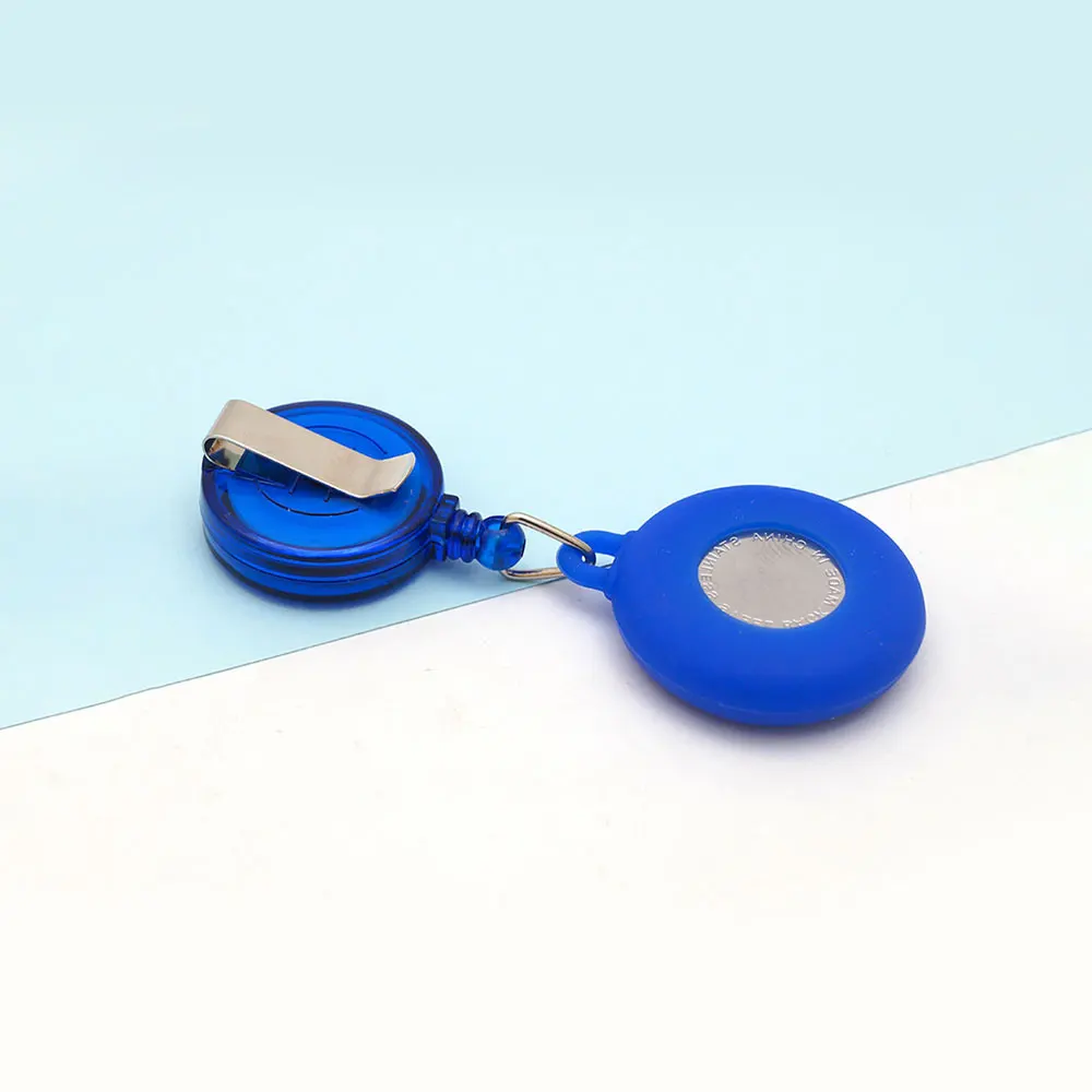 Blank Badge Reel Retractable Nurse Doctor Silicone Pocket Watch Fashion Hospital Hang Clips Quartz Gift Watches Clock