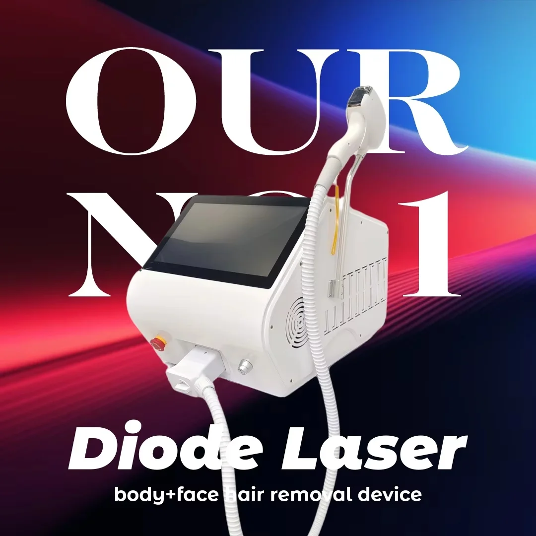 أجهزة الأخيرة دي ديبيلاسيون لسيارة ديودو ND YAG de Four longitudes de onda 4000W potenti indolora y Perman 808n