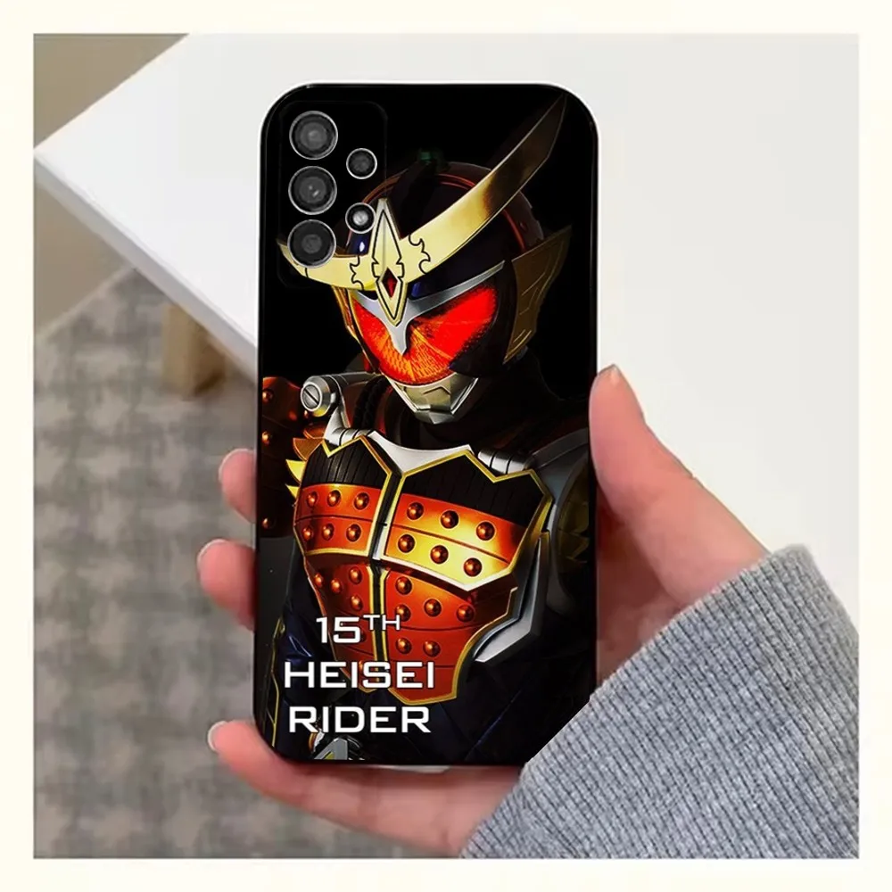 M-Masked R-Rider K-Kamen Phone Case For Samsung S25,S24,S23,S22,S20,S21,S10,Ultra,Plus,Lite,FE,Soft Silicone Black Cover