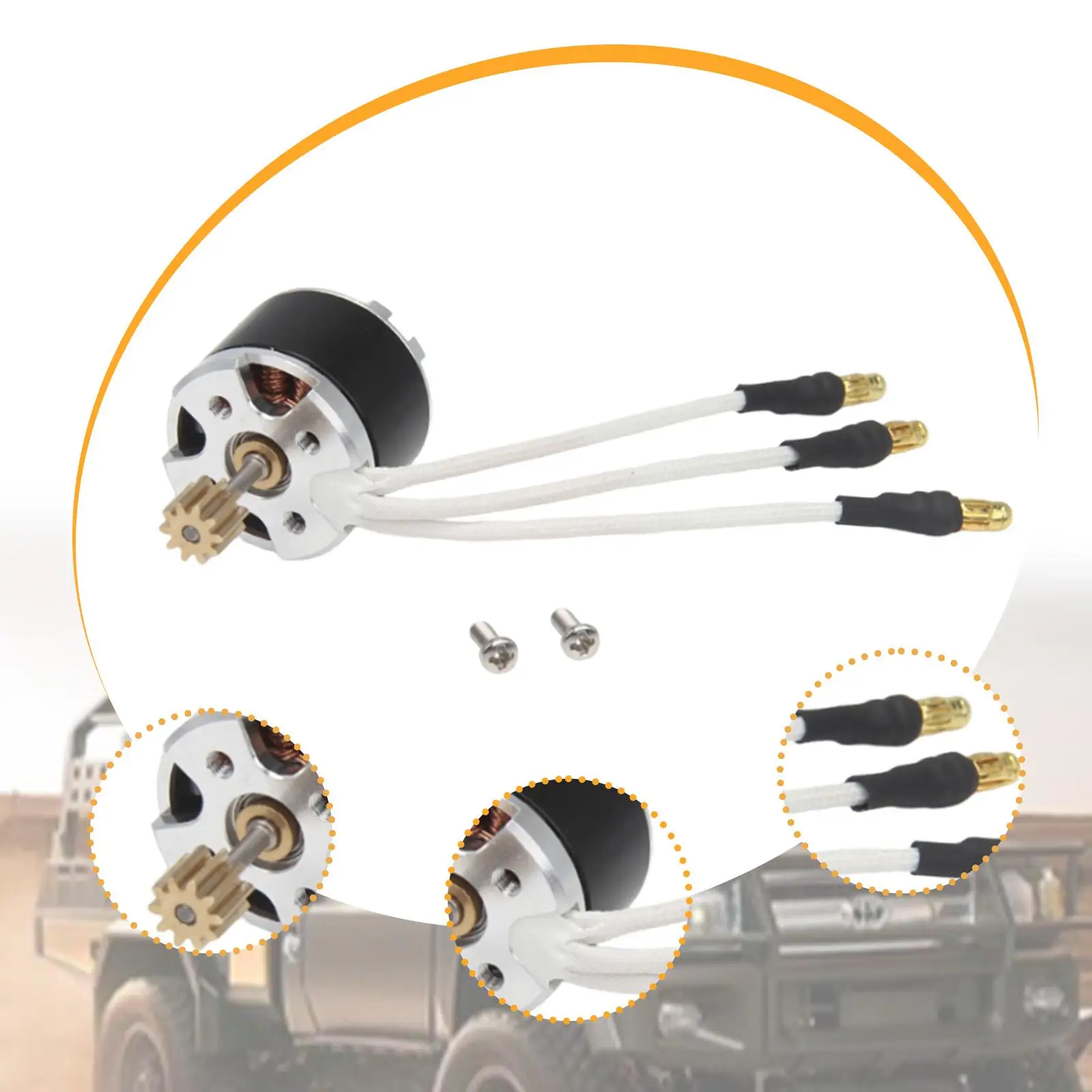 

Brushless Outrunner Motor Parts 1/12 Scale High Performance Practical Wear Resistant Replacement 2322 2600kv Motor for MN82