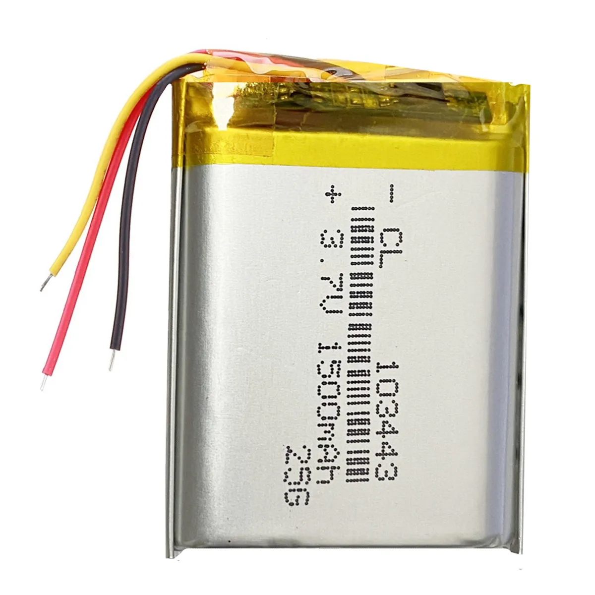 3.7V 1500MAH 103443 Lithium Polymer Battery For Drift Stealth 2 Action Camera Air Purifier LED Light Early Education Machine GPS