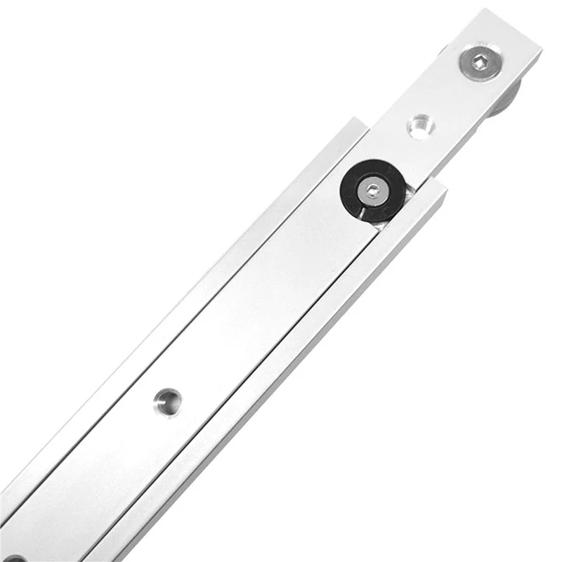 Y17A 2 Set Aluminum Alloy T-Tracks Slot Miter Track And Miter Bar Slider Table Saw Miter Gauge Rod DIY Woodworking Tools