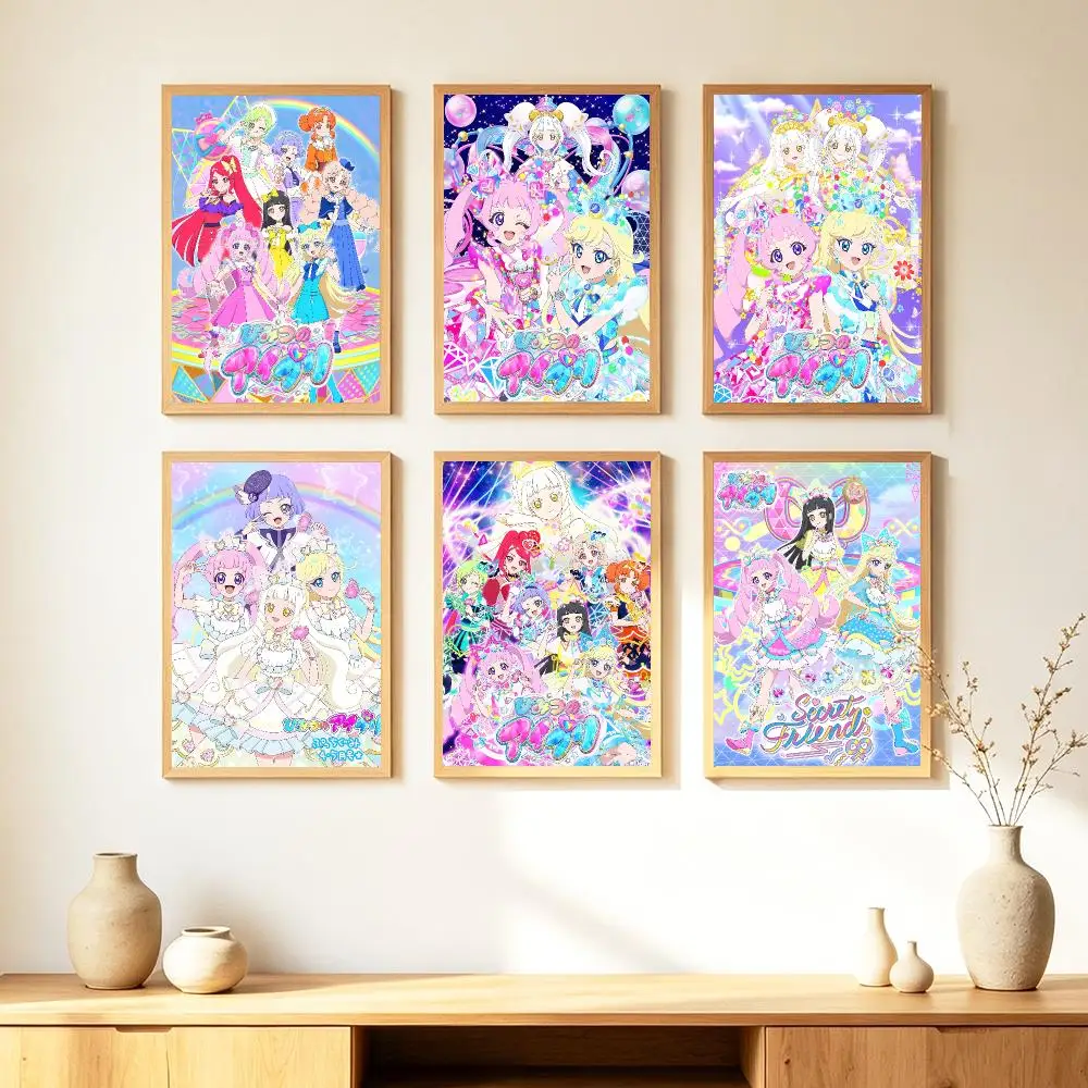 comic Himitsu no Aipuri Poster HD Poster Warm Home Decoration Suitable for Bedroom and Living Room Gifts Giving