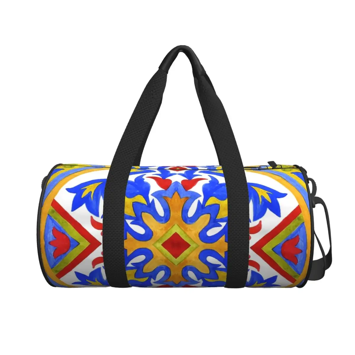 

Португальская плитка Azulejo, большая спортивная сумка, многофункциональная дорожная сумка Duffle, сумки для фитнеса