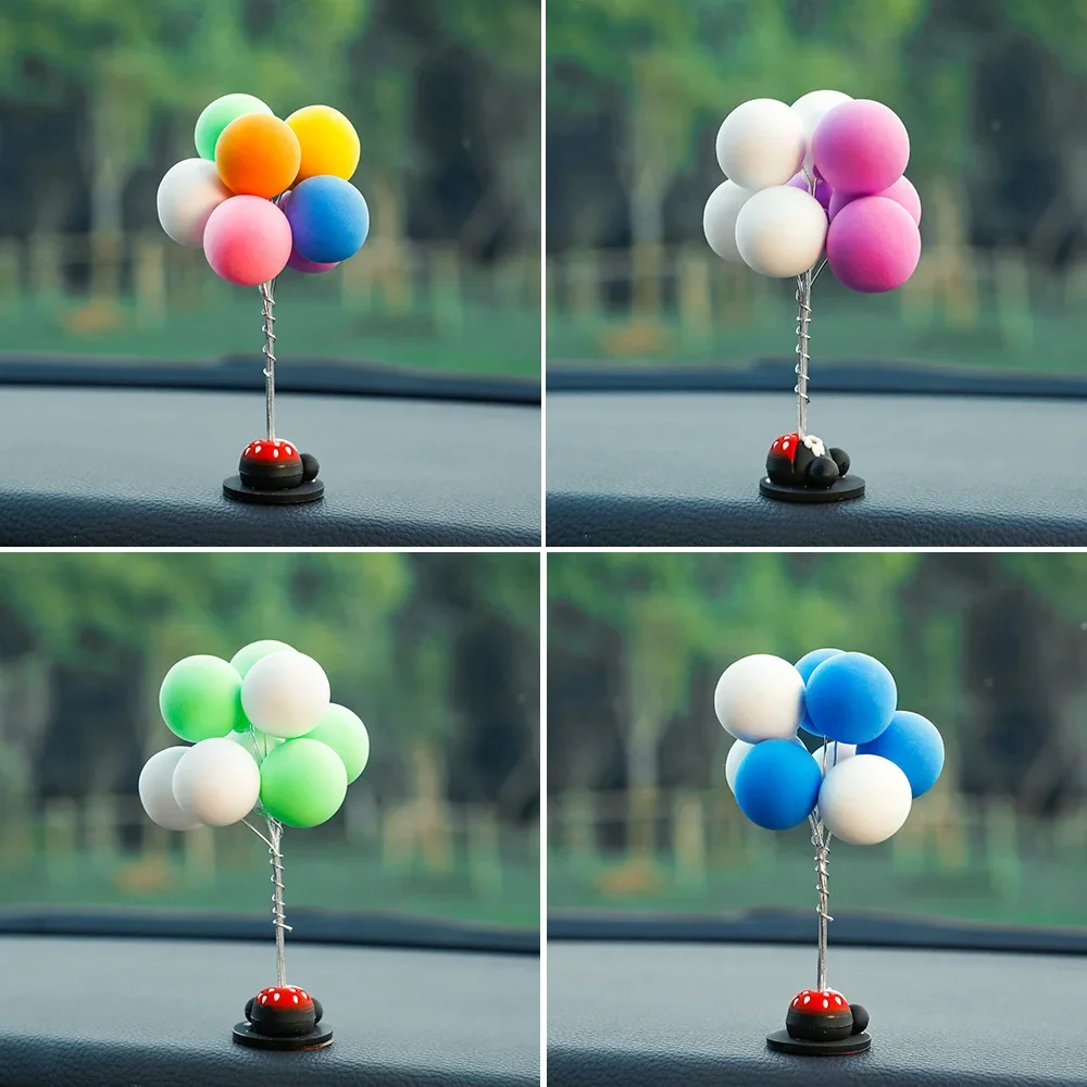 Cute Sweet Decoration Creative Confession Balloon Center Console Decoration  Accessories Kawaii Decor Car Desk Decoration