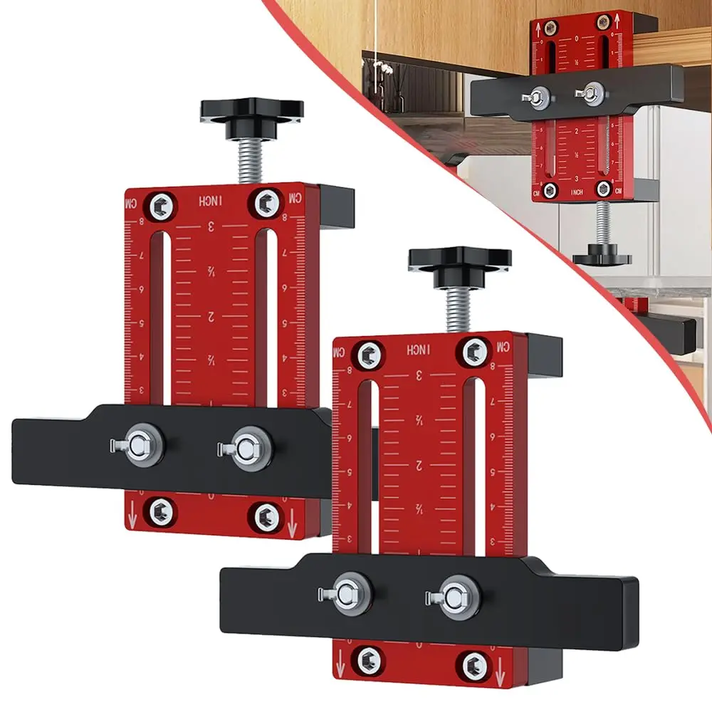 Einstellbarer Position ierer für die Installation der Schrank tür, Hardware-Vorrichtung aus Aluminium legierung, Spann werkzeug für die Lokal isierung