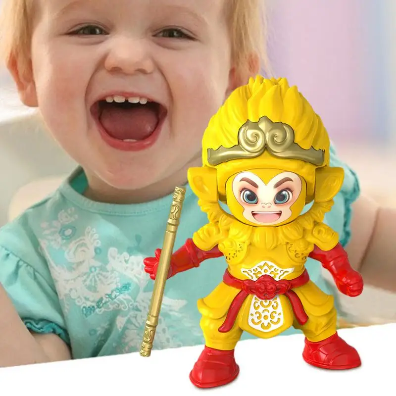 현실적인 원숭이 얼굴 변경 피규어 어린이와 성인 장식을위한 책상 및 디스플레이 캐비닛에 대한 장식 재미 있은 원숭이 장식