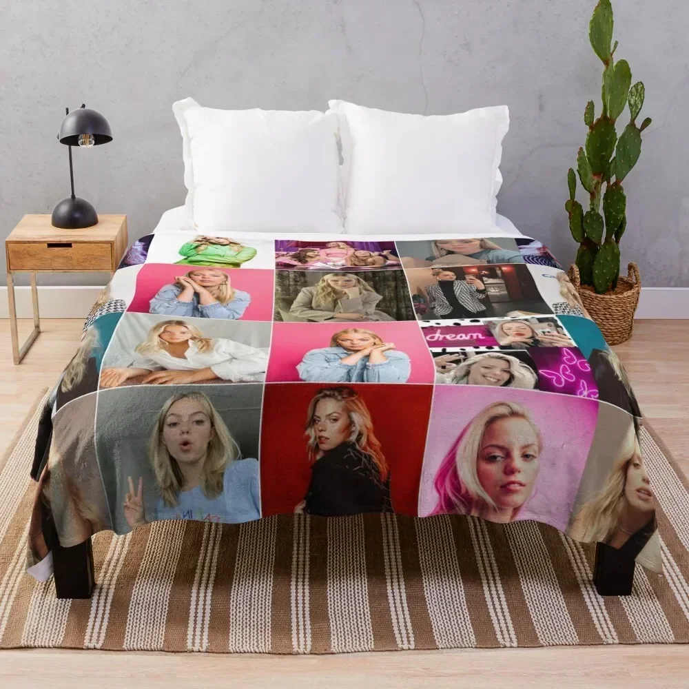 

Reneé Rapp American actress Beautiful Aesthetics Ultimate Mural / Collage Edit Fan Art - 1 Throw Blanket