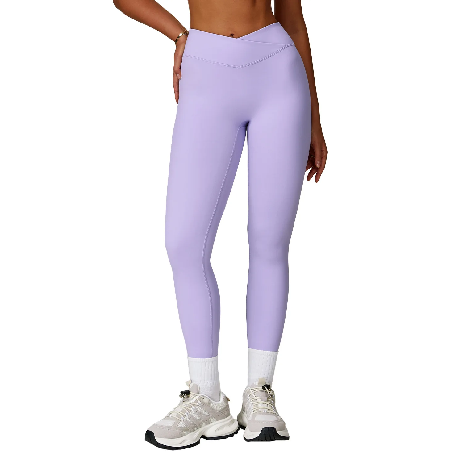 

Maxdutti Naked Yoga Pants Crossed High Waisted Tight Casual Pants Running Exercise Fitness Yoga Pants
