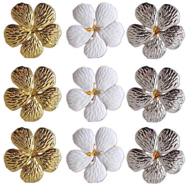 Plum Napkin Rings For Wedding Table Decoration  5 Petals Lucky Flower Napkin Rings Holder Party Supplies