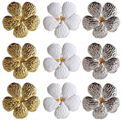 Plum Napkin Rings For Wedding Table Decoration 5 Petals Lucky Flower Napkin Rings Holder Party Supplies