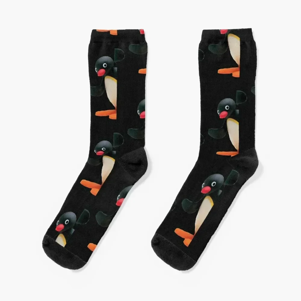 Angry Pingu Peeking Official Merch Socks Climbing new in's sports and leisure Socks For Girls Men's