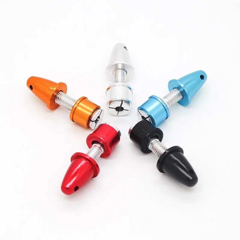 3.17mm Aluminum Alloy Bullet Head Propeller Color Paddle Clamp 2212 2208 Brushless Motor Paddle Clamp Accessories Small Parts