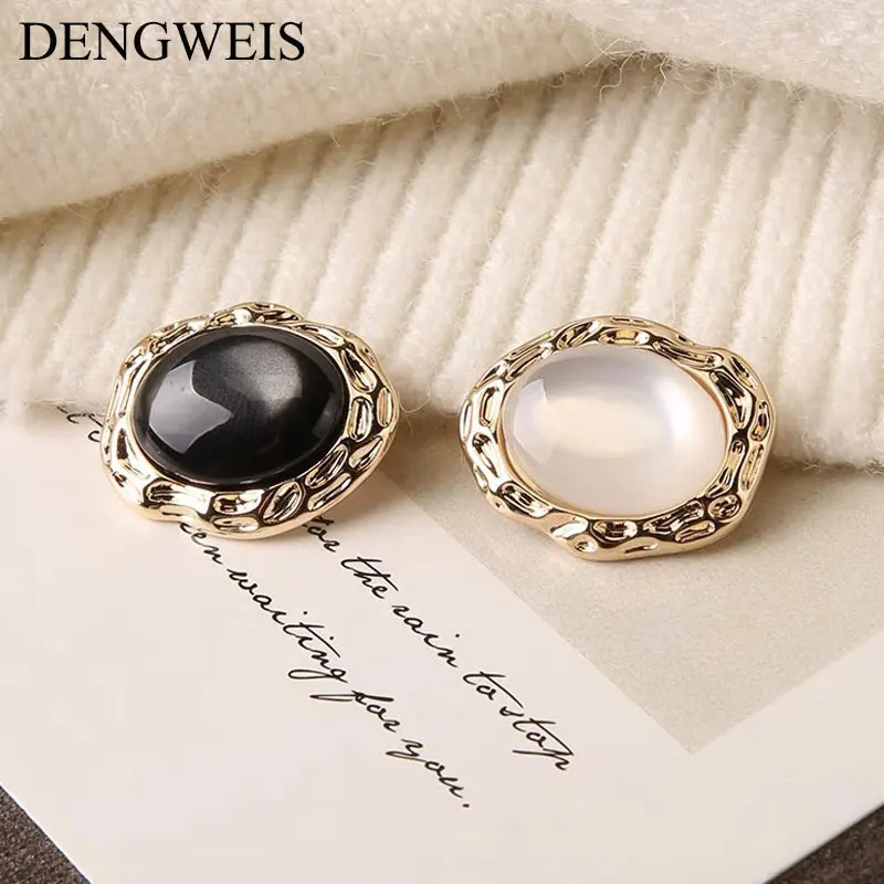 Accesorios de costura para chaqueta vaquera, botones de Metal, suministros para manualidades, blusa, adorno artesanal, botón decorativo para ropa