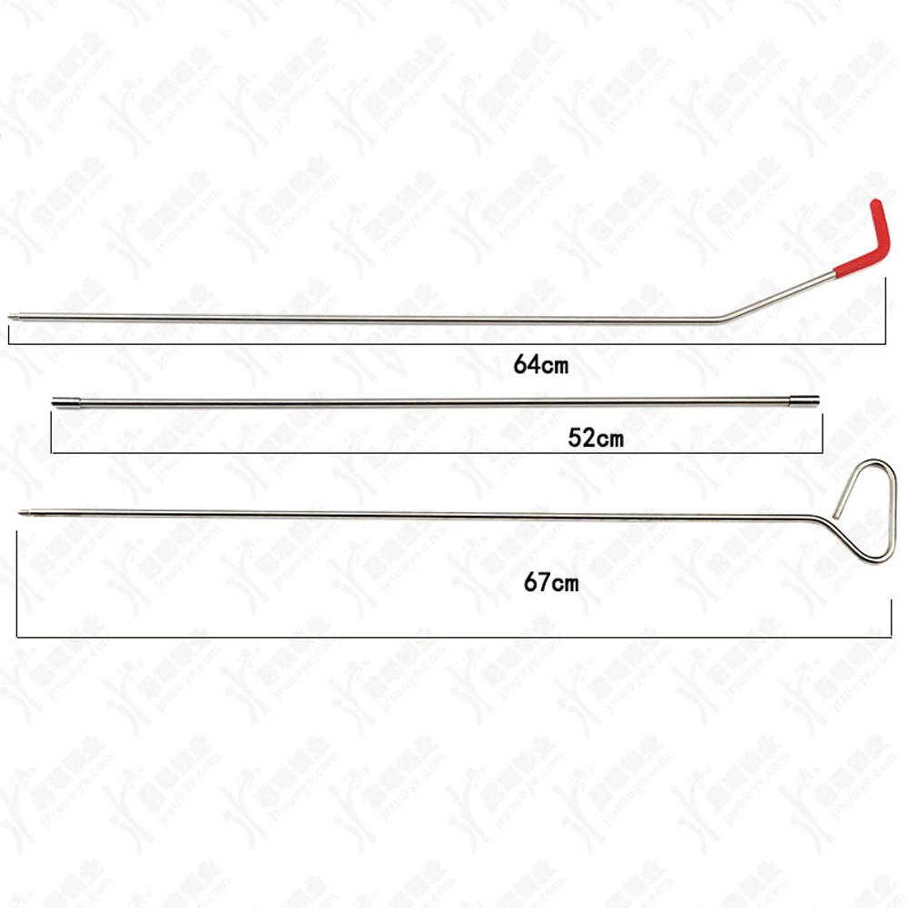 JMCKJ Auto Locksmith Tools For Emergency Car Door Closed 3PCS Can Connect To A Longer Tool