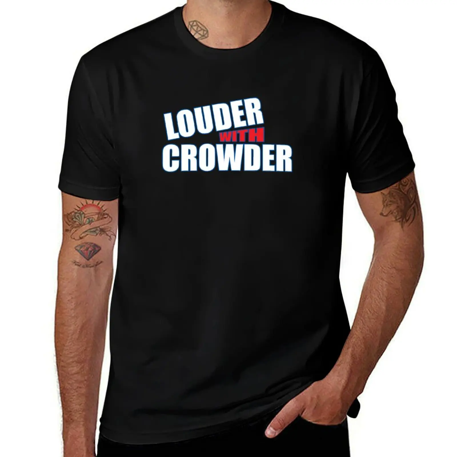 louder with crowder T-Shirt Big and Tall Basic Tee Shirt T-Shirt