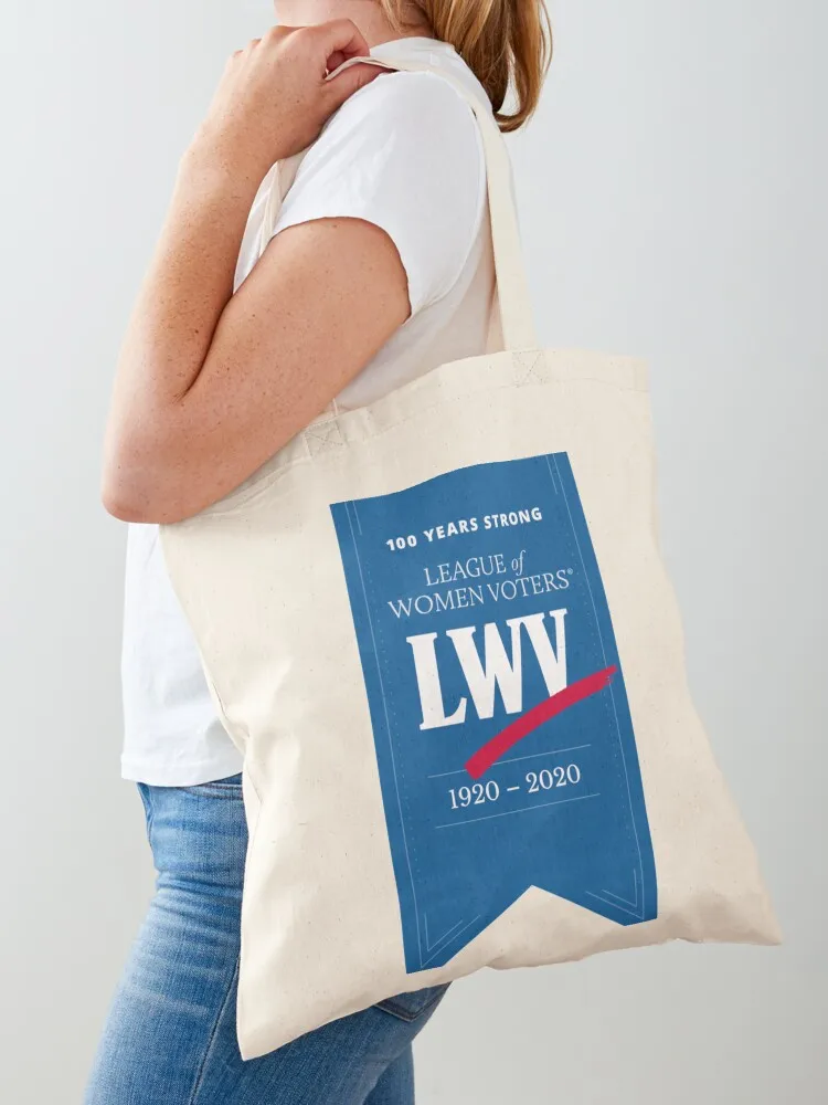 

LWV 100 Years Strong Classic T-Shirt Tote Bag Custom bag cute pouch bag eco folding Portable shopping