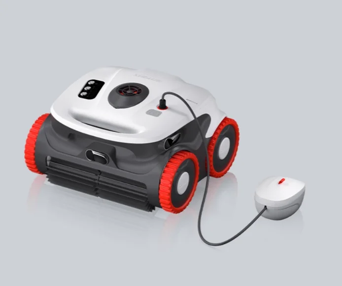 Cordless Intelligent Robotic Pool Cleaner Smart Automatic Pool Vacuum Rechargeable Design Efficient Ground Cleaning
