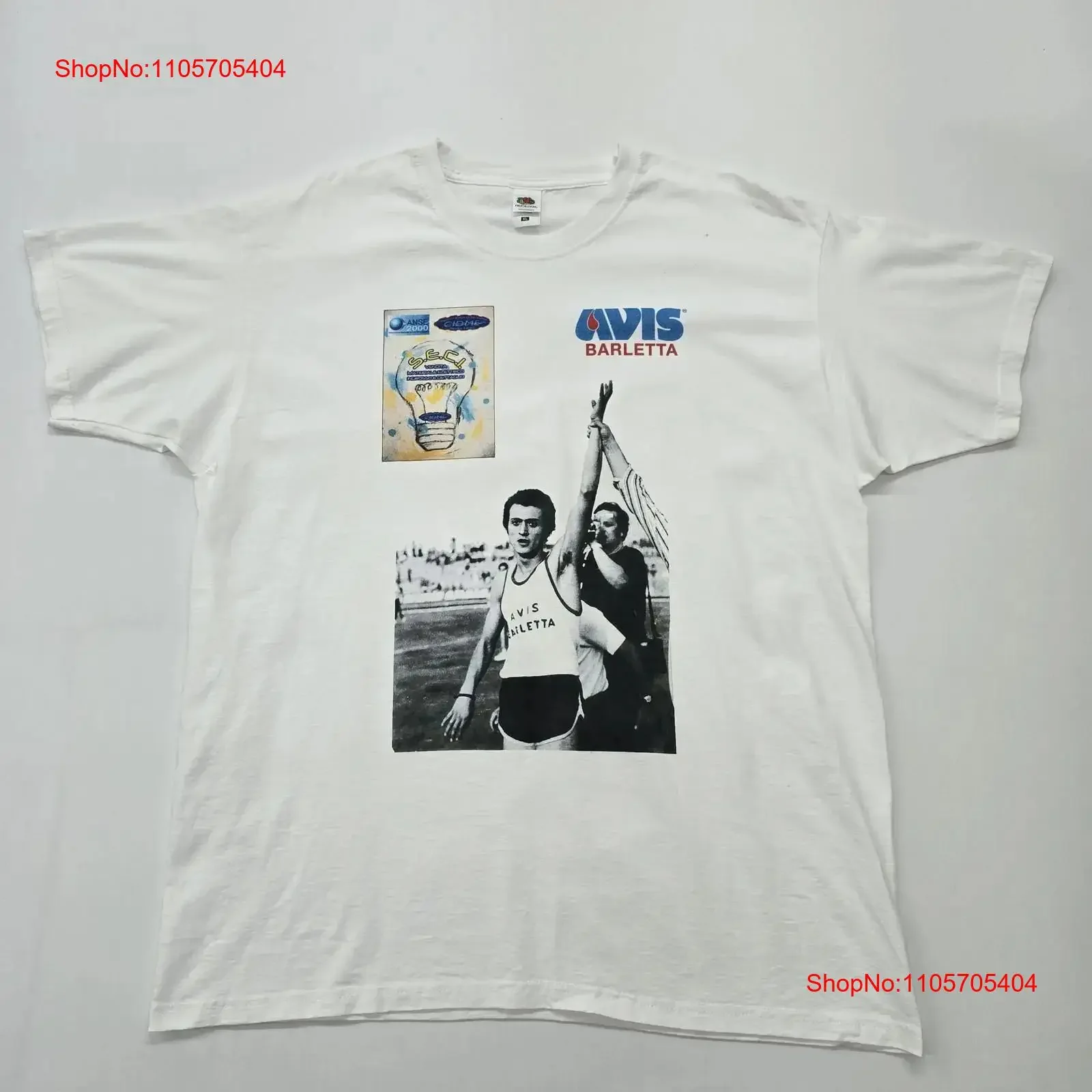 Fruit Of The Loom White Sports T Shirt Size XL Good Condition long or short sleeves vintage Washed Versatile designer clothes