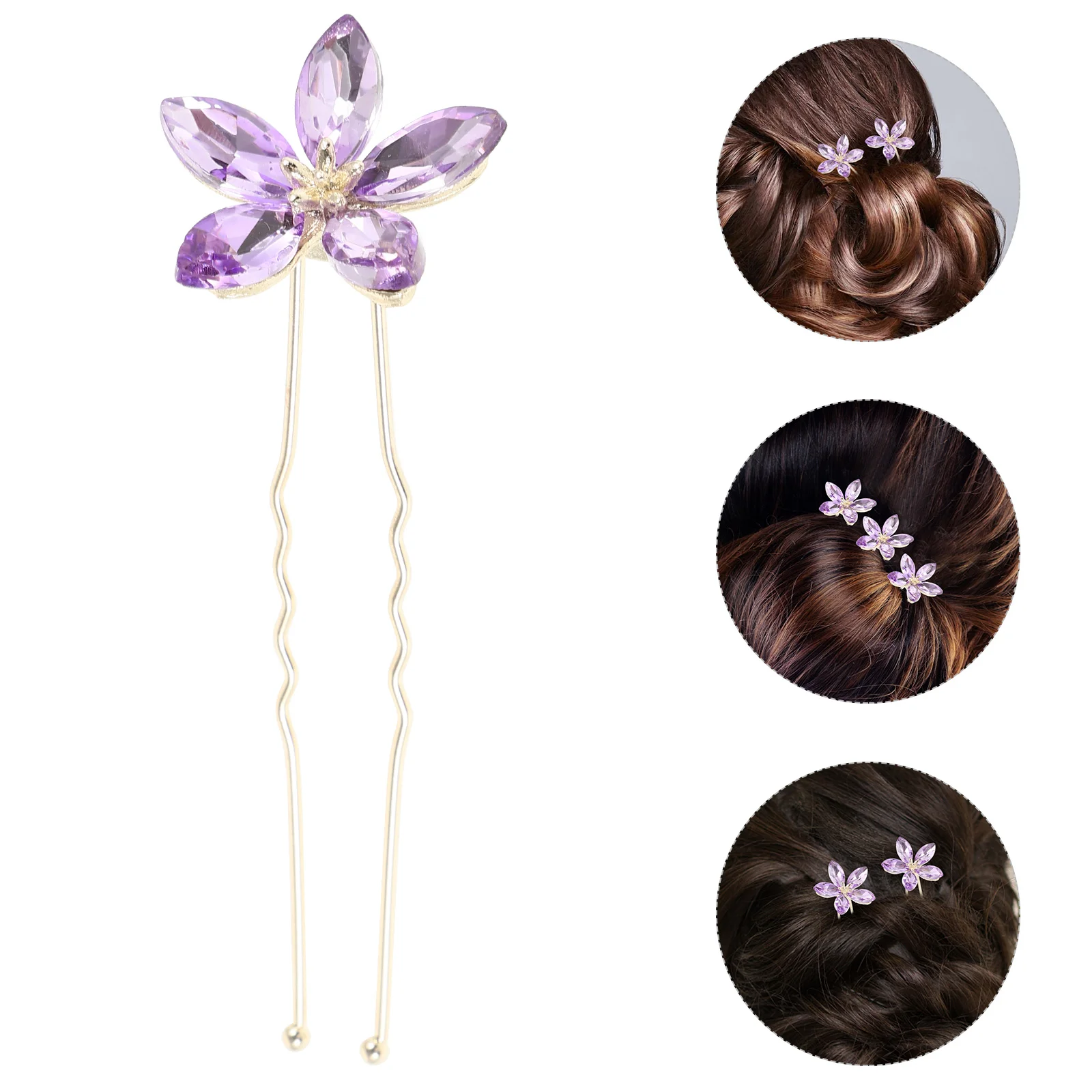 

Wedding Bobby Pins for Hair Accessories Clips Headpiece Bride Rhinestone Bridal Women