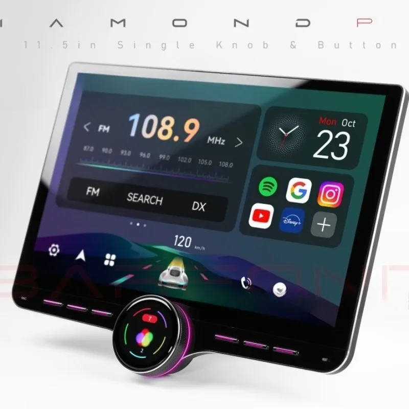 11.5-Inch 2K screen with physical buttons Car radio navigation