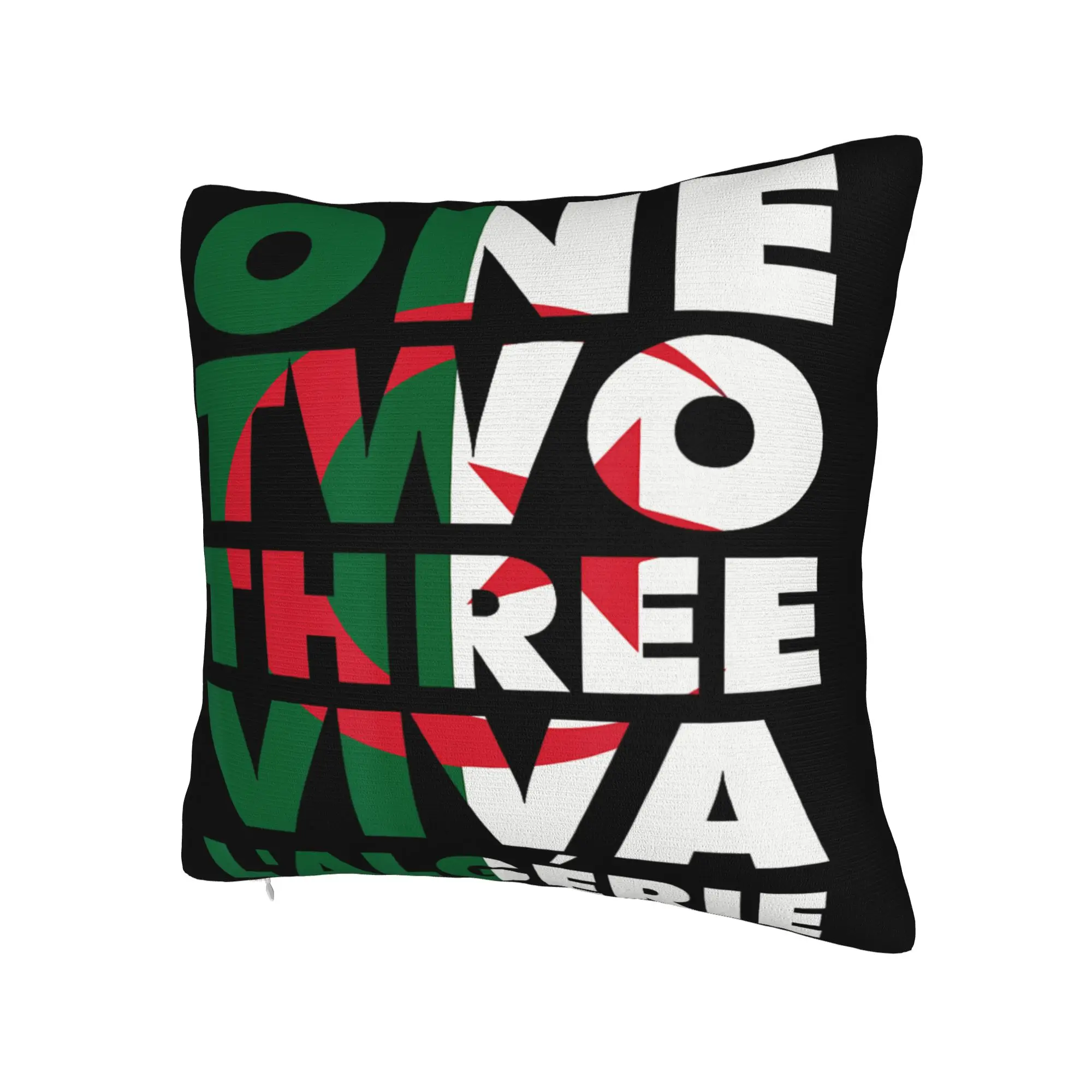 DZ Algeria Algerian Flag Pillow Covers Merchandise Soft Cushion Cover Decorative  Pillow Case Cover Seater Multiple Sizes