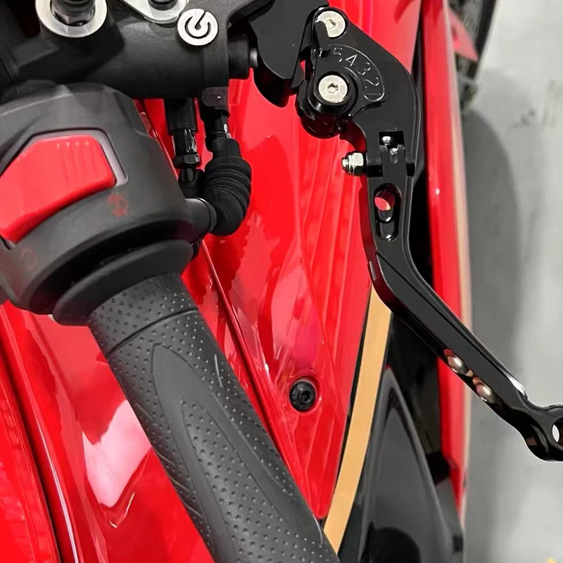 Új számára Honda Racing F1 CBR600RR CBR1000RR /SP CBR1100XX Motorbicikli accessor Alkalmazkodó m összecsukható extndable Fék Bekapcsolás kezelni Emelő