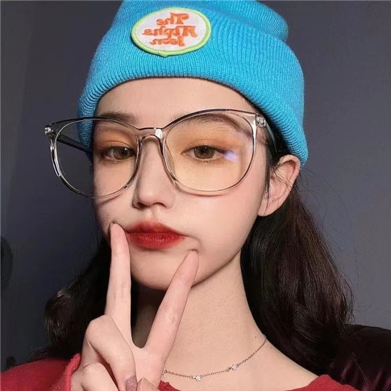 Anti Blue Light Blocking Radiation Glasses Big Frame Blue Light Eyewear PC Frame Trend Clear Lenses Computer Eyeglasses - view 6