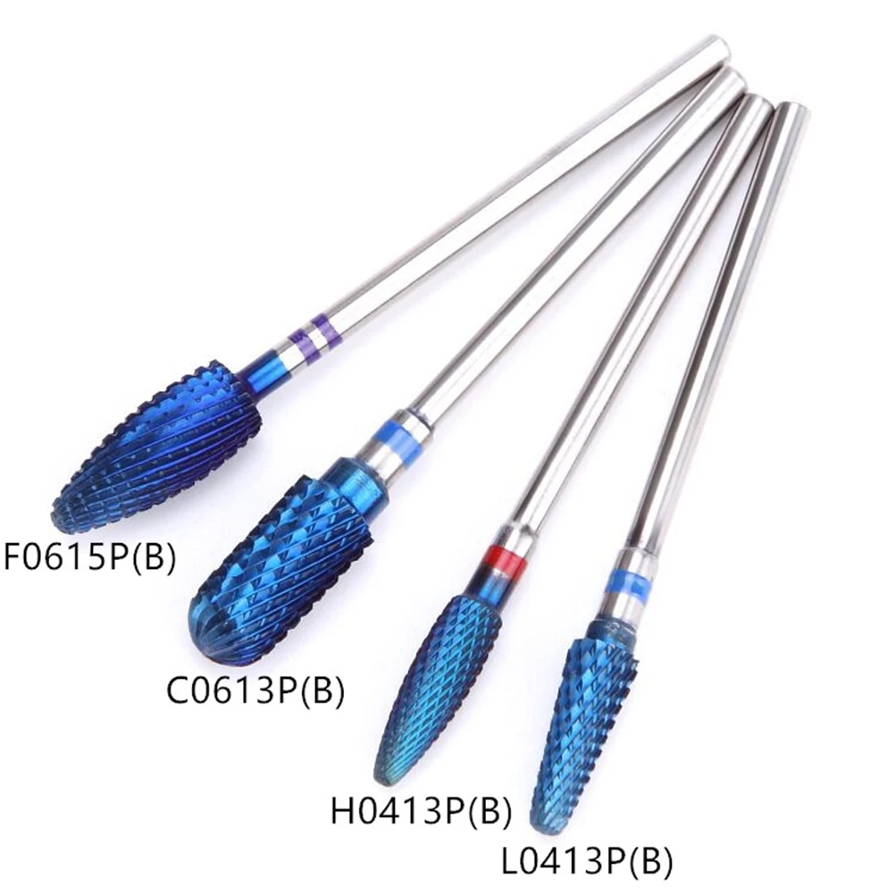 Tungsten Steel Nail Grinding Small Size Round Shape Nail Drill Bit for Nail Reshape Nail Art Accessories Nail Art Supplies