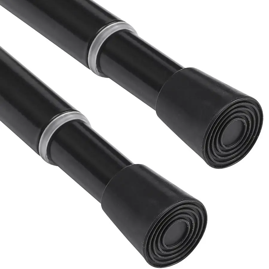 

Штанга для душевой занавески от 28 до 52 дюймов, маленькая пружинная распорная штанга для штор, штанги для штор без сверления для окон, ванной комнаты, гардероба, нескользящие