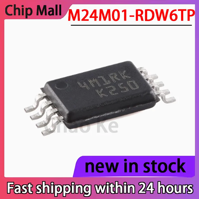 

5PCSM24M01-RDW6TP Patch TSSOP-8 1Mbit Serial I2C Bus EEPROM Chip