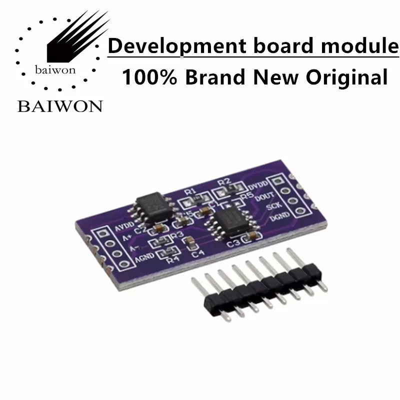 CS1237 24 bit ADC module onboard TL431 external reference chip single channel weighing sensor 24 bit