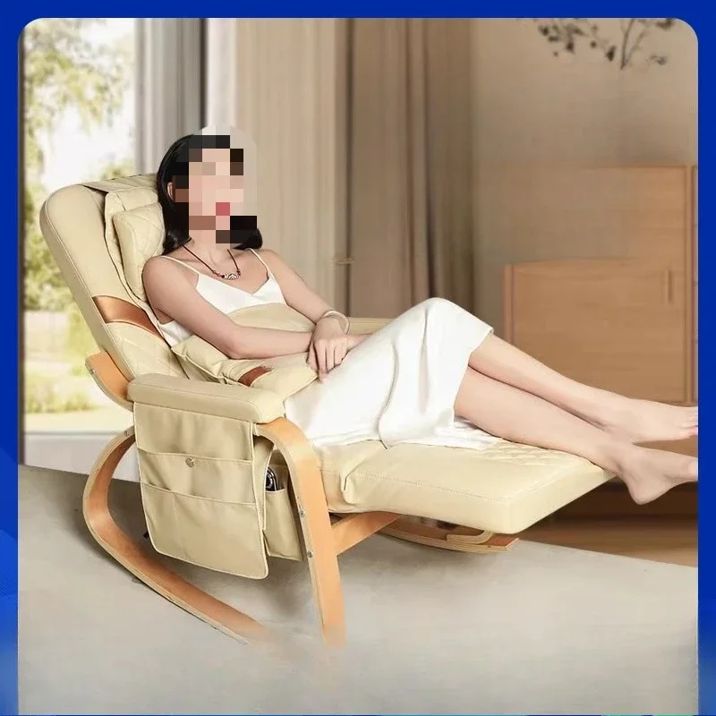 Massage Chair Leather Rocking Chair Chinese Function Sofa Electric Smart Home Office Lunch Break Z Chair Track Machine