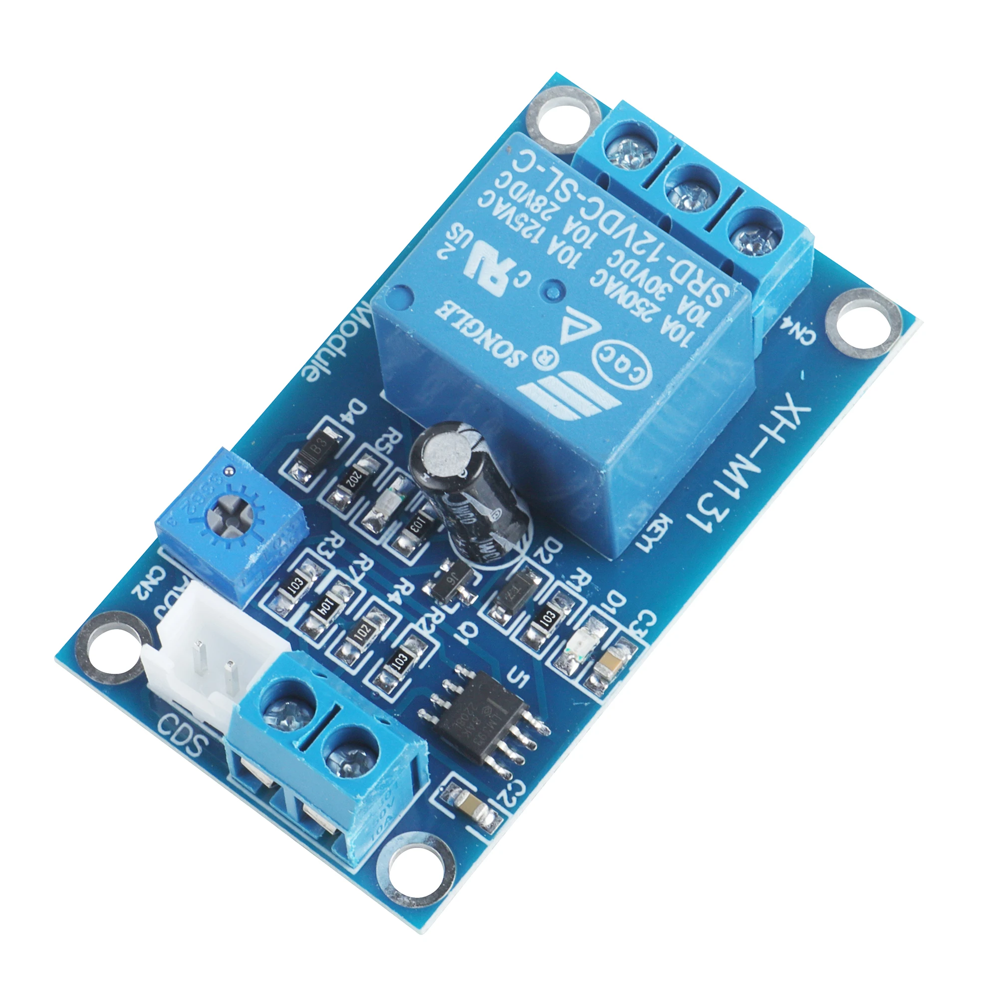 Hot Sale 12V 24V 5V Water Leak Relay Module Water Control Circuit Board with 1M Water Sensor Protection Against Water Leaks