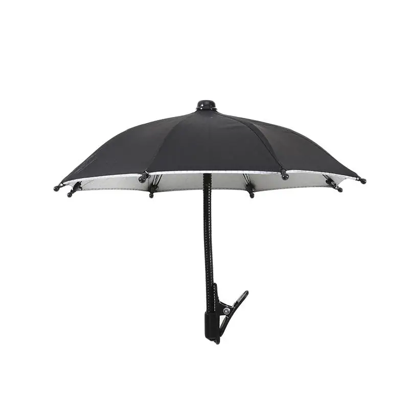 Biegsames Design Auto-Handy-Sonnenschutz Blendschutz mit Clip Handy-Regenschirm Verstellbare Rutschfeste Auto-Handyhalterung – Detail 9