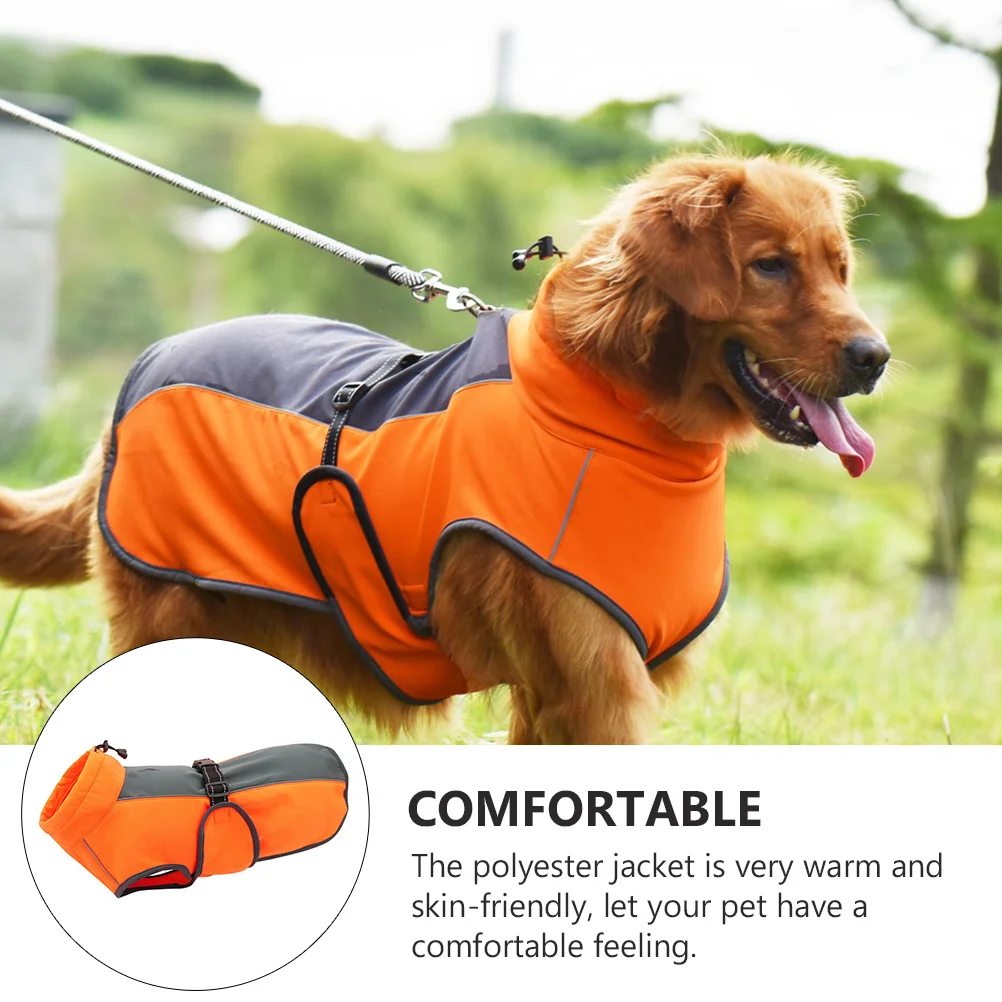 

Dog Jacket Warm Pet Cotton Coat Waterproof Windproof For Winter Party Walking Outdoor Use Puppy Apparel Dogs Cold Weather Gear