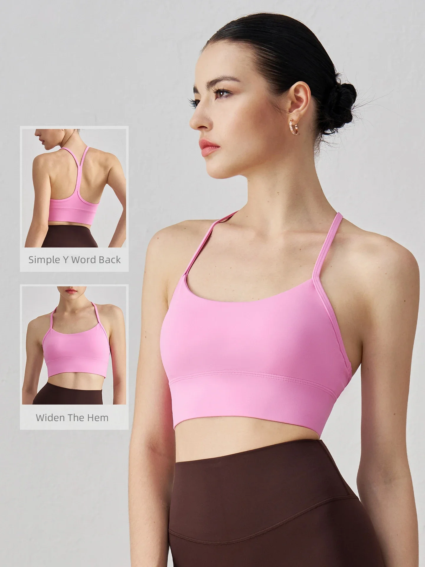New Women Gym Sport Bra Breathable Yoga Bra Shockproof Crop Top Sexy Bra Vest Push up Workout Top Women Yoga Suit Top Summer👚👚